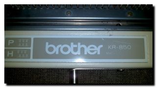 Brother Strickmaschine KH 868 Doppelbett KR 850 Elektroschlitten KG 89