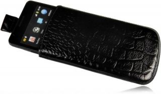 Ledertasche Handytasche Crocco Schutzhülle für Sony Ericsson Xperia