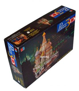 Basilius Kathedrale Moskau Puzzle 708 Teile MB Spiele 12+  Neu