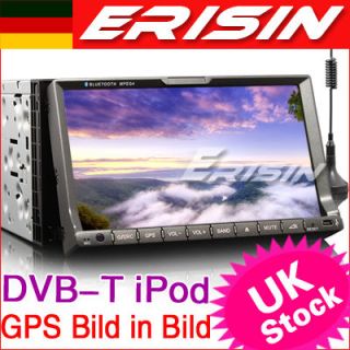 ES738DE 7 2 Din HD Autoradio Car DVD Player GPS Navigationssystem iPod