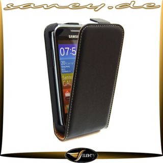 Samsung S7500 Galaxy ACE Plus Flip Leder Tasche Schutz Hülle Etui