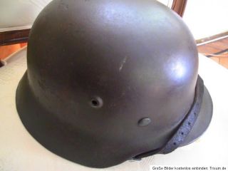 Helm Stahlhelm Schutzhelm 2WK 3. Reich Militaria original selten rar