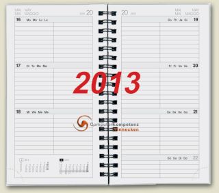 Brunnen Taschenkalender Risorto 2013 Spiralbindung A6 Buchkalender