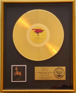 Frank Zappa RIAA Record Award “Apostrophe” floater style