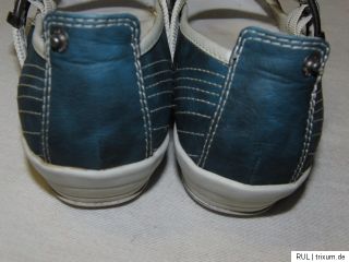 OLIVER Schuhe Ballerinas Gr.38 blau weiß