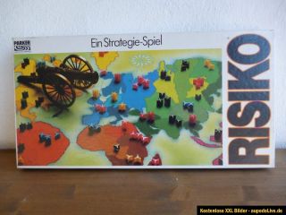 RISIKO   Das Brettspiel von PARKER, Strategie, 80er Jahre, alte