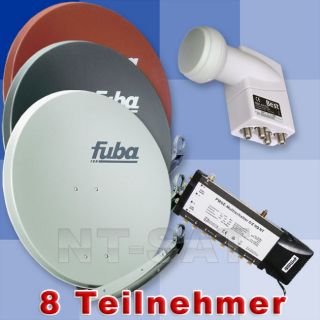 Fuba DAA 780   Satellitenschüssel 78cm + Best LNB Quattro
