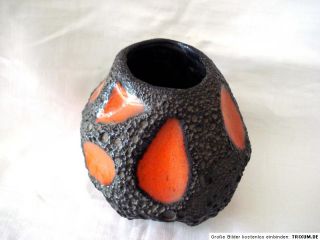EXTREMELY RARE! German Pottery Fat Lava ROTH Keramik Vase, 60s