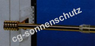 Klemmstange ausziehbar Fb. chrom matt 60   90 cm Gardinenstange