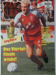 Programm DFB Pokal 1992/93 Bayer Leverkusen   Hertha BSC Berlin