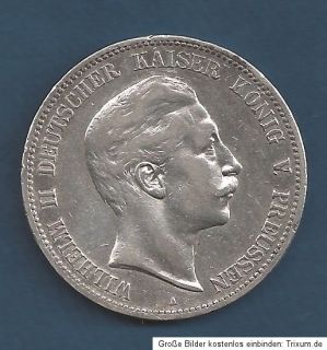 Mark Wilhelm II 1903   900er Silber [A788