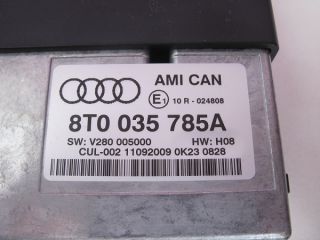 AUDI AMI CAN BUS MUSIC INTERFACE 8T0 035 785 A