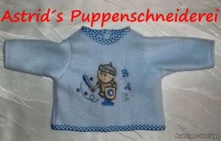 Puppenkleidung für 43 cm Baby Born BOY HOSE PULLOVER STIRNBAND NR