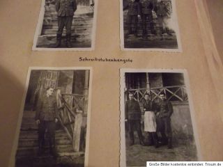 Fotoalbum Soldatenzeit Wehrmacht Frankreich Dänmark Russland Polen