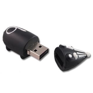 LUSTIGER USB STICK 4GB SCHWARZE MAUS NEU