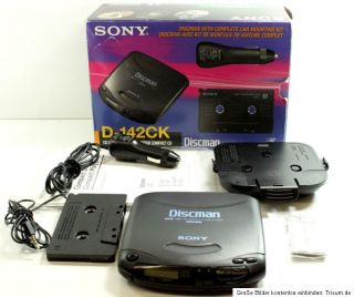 Sony CD Player D 142CK CD Walkman D 142CK mit OVP und Zubehör