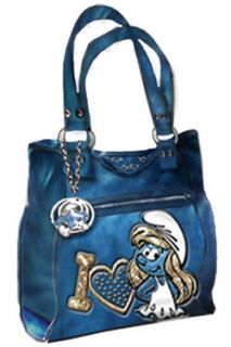 Die Schlümpfe Handtasche I Love Blue***