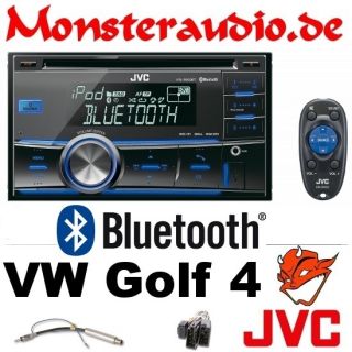 JVC Bluetooth Autoradio Doppel DIN CD USB  Radio VW Golf 4 Lupo