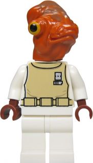 LEGO Star Wars Figuren Set #2: Dooku, Ackbar, Chirpa (Ewok), 2 Piraten