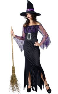 Kostüm Damen Mystisch Verzauberte Hexen Halloween Verkleidung Outfit
