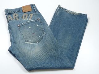 STAR RADAR LOW LOOSE Jeans Hose W 38 L 36 Blau 38/36