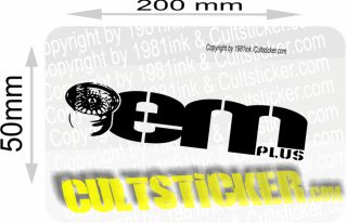 Plus plush Aufkleber BBS Style Felge RS Sticker Rennsportfelge