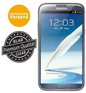 Displayschutzfolie für Samsung Galaxy Note 2 N7100 Schutzfolie