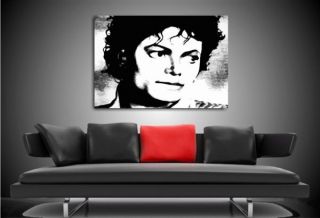 Michael Jackson Kunstdruck auf Leinwand Bild Gemälde k.Poster