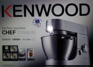Kenwood KM 010 Küchenmaschine Titanium Chef / 1400 Watt / Funktionen