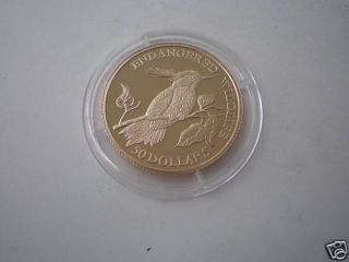 Cook Islands 50 Dollars Gold PP 1992 Kolibri (836)