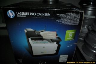 HP LaserJet Pro CM1415fn Multifunktions Laserdrucker SCANNER KOPIERER
