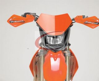 Scheinwerfer Halo Polisport schwarz orange KTM universell Enduro, MX