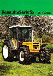 RENAULT Serie S 851 4S Turbo 851 4S Prospekt