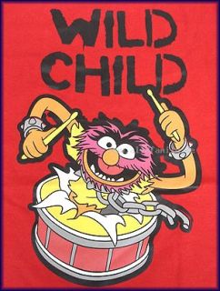 Muppets~Animal~WILD CHILD~ cooles T Shirt 92   116 rot