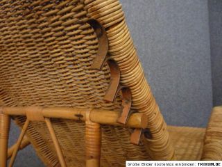Bauhaus Sessel Deckchair Korbliege Guter Originalzustand. Erich