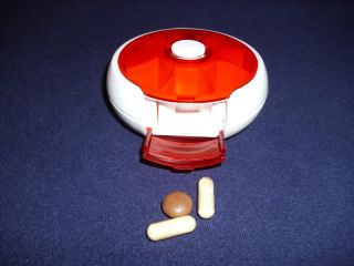 Tablettenbox Karussell für 7 Tage/Pillendose/BOX/Medizinbox/Pille