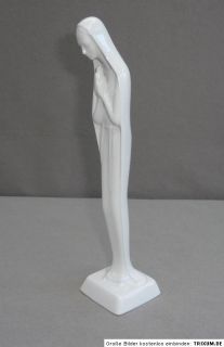 Rosenthal Porzellan Figur Betende Madonna Willi Stöber 27.5 cm