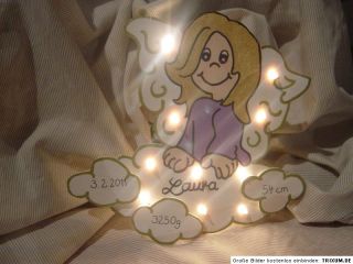 Wandlampe Kinderzimmer Lampe Schutzengel Engel Engelchen Licht NEU