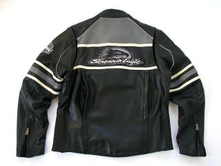 Org. Harley Davidson Screamin Eagle Custom Leder Jacke Gr. XL NEU