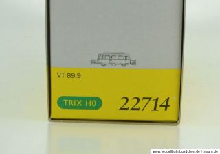 Trix 22714 – Dieseltriebwagen VT 89.9 Schweineschnäuzchen der DB