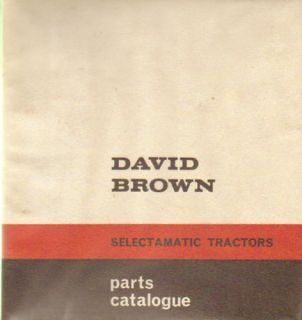 DAVID BROWN Schlepper 770/880/990 A + B Buch (ER)