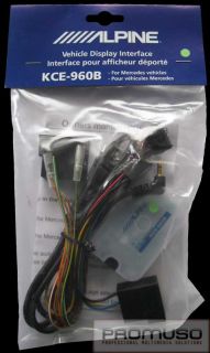 Alpine KCE 960B 960 B Lenkrad Adapter Interface Display