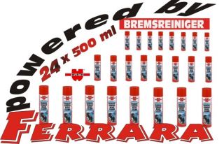 24 X Bremsreiniger WÜRTH a 500 ml Spraydose Reiniger und Entfetter