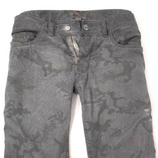 Diesel Hose PATANAS camouflage Herrenhose Jeans Vintage used Size 32