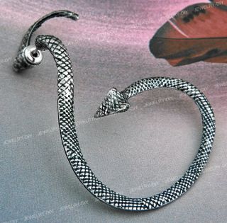 1X Paar Metall Ohrhänger Ohrring Ohrstecker Schlange Ohrschmuck