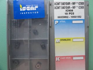 XCMT 040104R  MF IC908 Bohrplatten Iscar 10St. gewerbl.