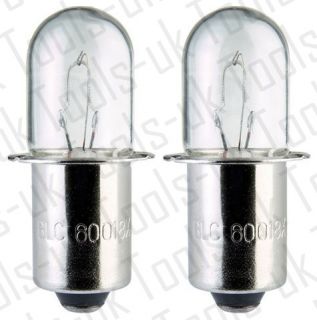 DeWALT DE9043 285704 00 12v 14.4v Torch Lamp Bulbs Fits DW904 DW906