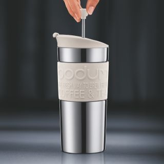 bodum TRAVEL PRESS SET Kaffeebereiter mit extra Trinkaufsatz, Vakuum