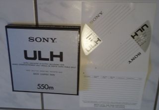 Archivkarton für Tonbandspule 18cm Sony   wie neu