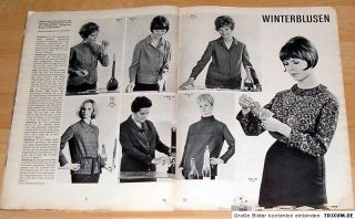 Ostalgie  Praktische Mode mit Schnittmuster 11 1964